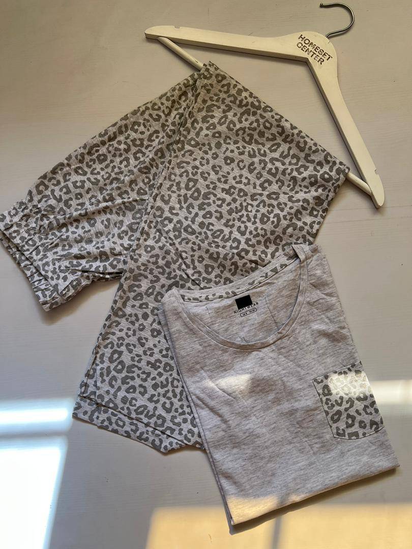 تیشرت شلوار راسه برند اورجینال اروپایی کات لیبل Night Wear کد N74