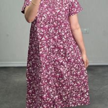 پیراهن ساحلی جلودکمه کامل برند h&m کد D011