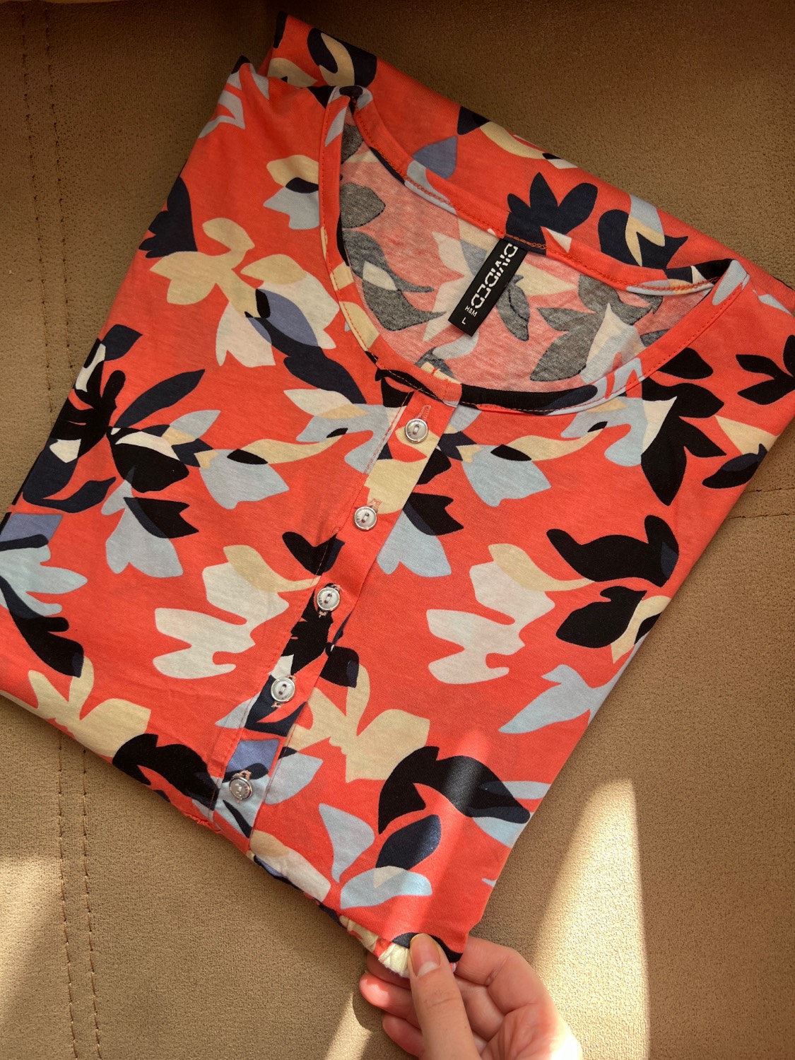 پیراهن ساحلی جلو دکمه h & m کد 104-1