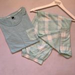 تیشرت شلوار راسه برند اورجینال اروپایی کات لیبل Night Wear کد N79