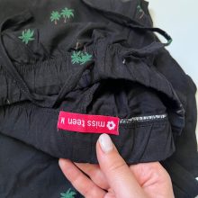 شلوار تک وارداتی برند mids teen مشکی کد 06-1