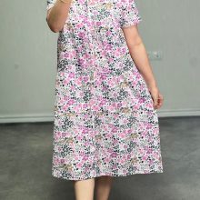 پیراهن ساحلی جلودکمه کامل برند h&m کد D09