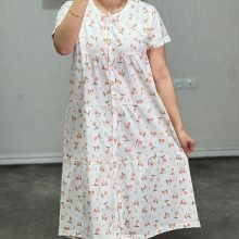پیراهن ساحلی جلودکمه کامل برند h&m کد D013