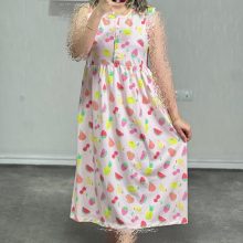پیراهن ساحلی جلو دکمه h & m کد 109