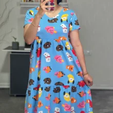 پیراهن ساحلی کد p2-14 برند H&M