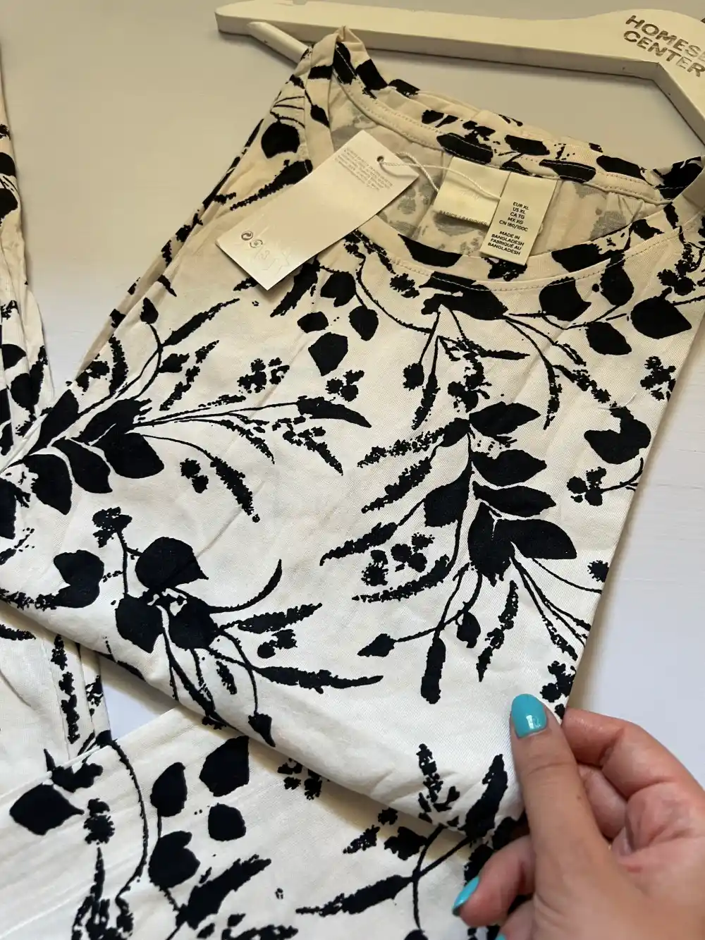 تیشرت شلوار زنانه برند H&M کد: 0063 تیشرت شلوار زنانه برند H&M کد: 0063