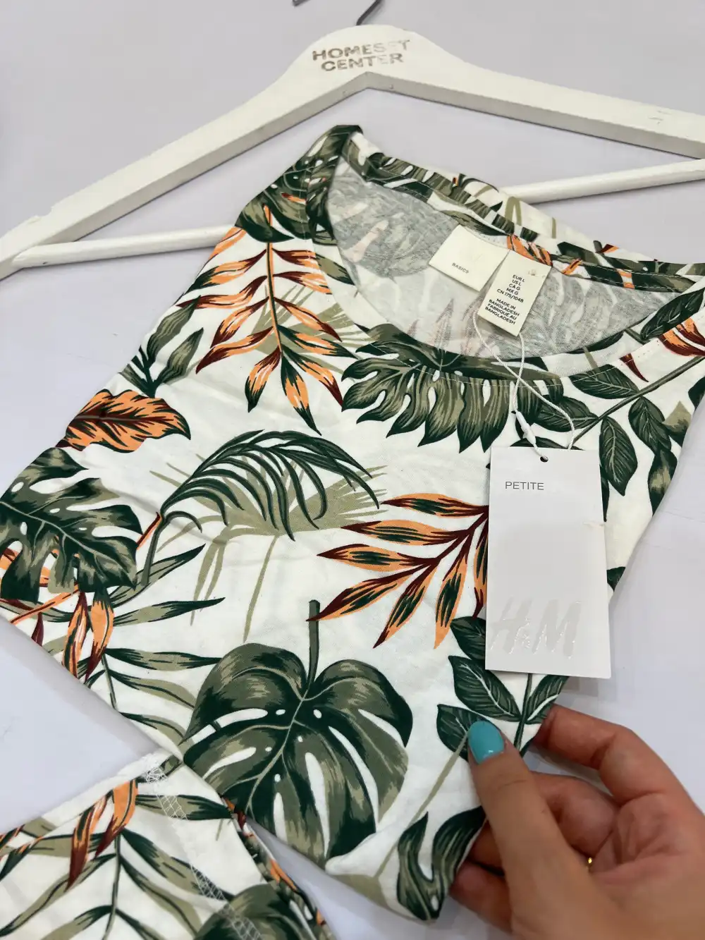 تیشرت شلوار زنانه برند H&M کد:0060 تیشرت شلوار زنانه برند H&M کد:0060