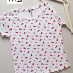 تیشرت کبریتی طرحدار برند H&M کد 121